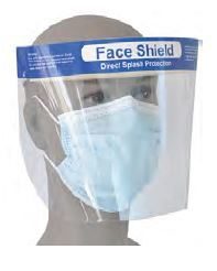 disposable splash shield, disposable face shield